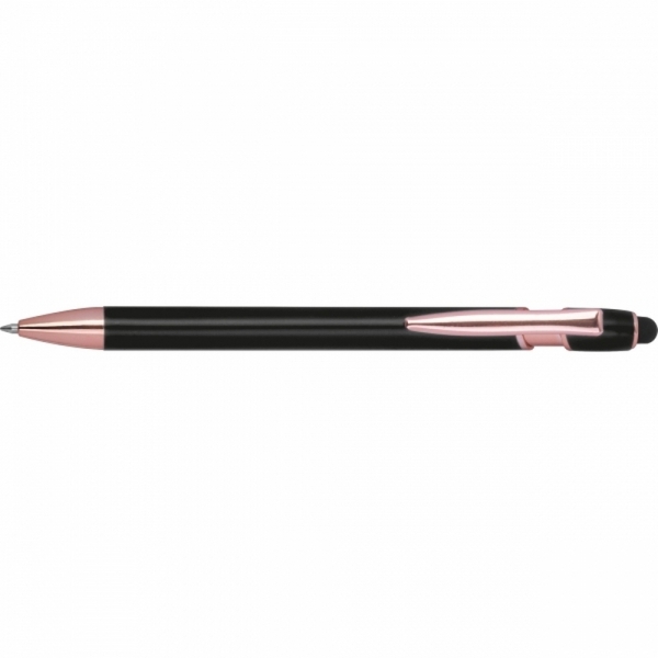 Długopis aluminiowy z recyklingu żelowy touch pen BELO HORIZONTE