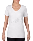 T-shirt Women?s Featherweight V-Neck Tee ANVIL ?>