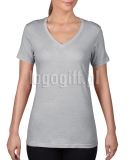 T-shirt Women?s Featherweight V-Neck Tee ANVIL ?>