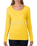 T-shirt Women?s Featherweight Long Sleeve Scoop Tee ANVIL ?>