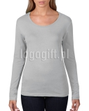 T-shirt Women?s Featherweight Long Sleeve Scoop Tee ANVIL ?>