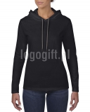 T-shirt Women?s Fashion Basic Long Sleeve Hooded Tee ANVIL ?>