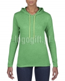 T-shirt Women?s Fashion Basic Long Sleeve Hooded Tee ANVIL ?>