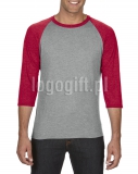 T-shirt Tri-Blend 3/4 Sleeve Raglan Tee ANVIL ?>