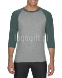 T-shirt Tri-Blend 3/4 Sleeve Raglan Tee ANVIL ?>