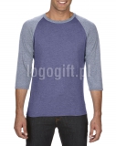 T-shirt Tri-Blend 3/4 Sleeve Raglan Tee ANVIL ?>