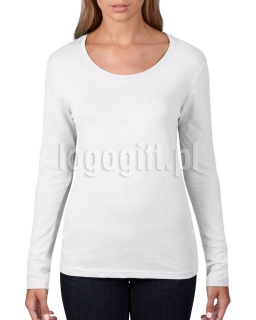 T-shirt Women?s Featherweight Long Sleeve Scoop Tee ANVIL