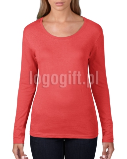 T-shirt Women?s Featherweight Long Sleeve Scoop Tee ANVIL