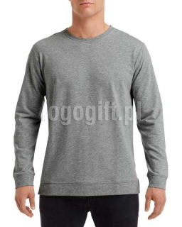 T-shirt z długim rękawem Unisex Light Terry Crew ANVIL