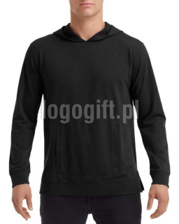 T-shirt z długim rękawem i kapturem Unisex Light Terry ANVIL