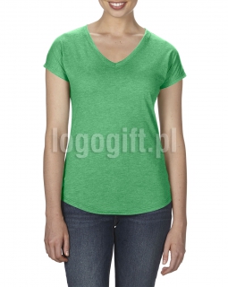 T-shirt Women?s Tri-Blend V-Neck Tee ANVIL