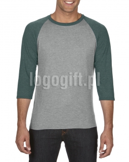 T-shirt Tri-Blend 3/4 Sleeve Raglan Tee ANVIL