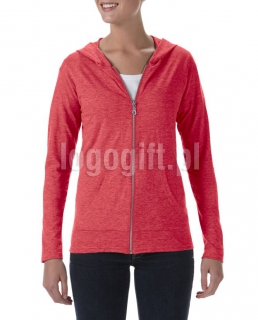 Bluza Women?s Tri-Blend Full-Zip Hooded ANVIL