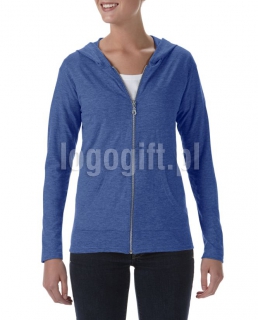 Bluza Women?s Tri-Blend Full-Zip Hooded ANVIL