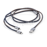 Kabel USB 2 w 1 JEANS ?>