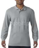 Polo Long Sleeve Premium Cotton GILDAN ?>