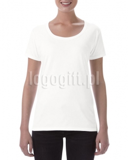 T-shirt damski Softstyle Deep Scoop GILDAN