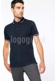 Polo Contrast Pique KARIBAN ?>