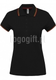 Polo damskie Contrast Pique KARIBAN ?>