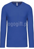 Koszulka z długim rękawem V-neck KARIBAN ?>