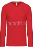Koszulka z długim rękawem V-neck KARIBAN ?>