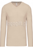 Koszulka z długim rękawem V-neck KARIBAN ?>