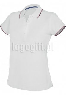 Polo damskie Contrast Pique KARIBAN