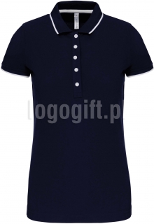 Polo damskie Contrast  KARIBAN