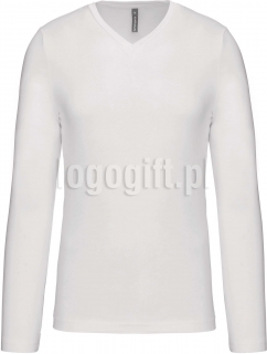 Koszulka z długim rękawem V-neck KARIBAN