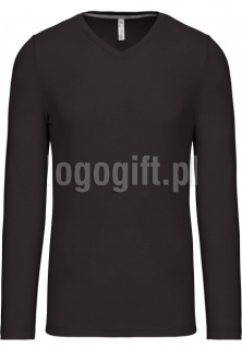 Koszulka z długim rękawem V-neck KARIBAN