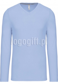 Koszulka z długim rękawem V-neck KARIBAN