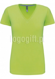 T-Shirt damski V-neck KARIBAN