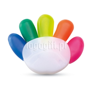 Zakreślacz, 5 kolorów Colore