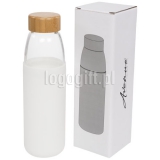 Szklana butelka z drewnianym wieczkiem Kai 540 ml ?>