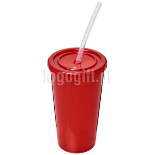 Kubek ze słomką Stadium 350 ml